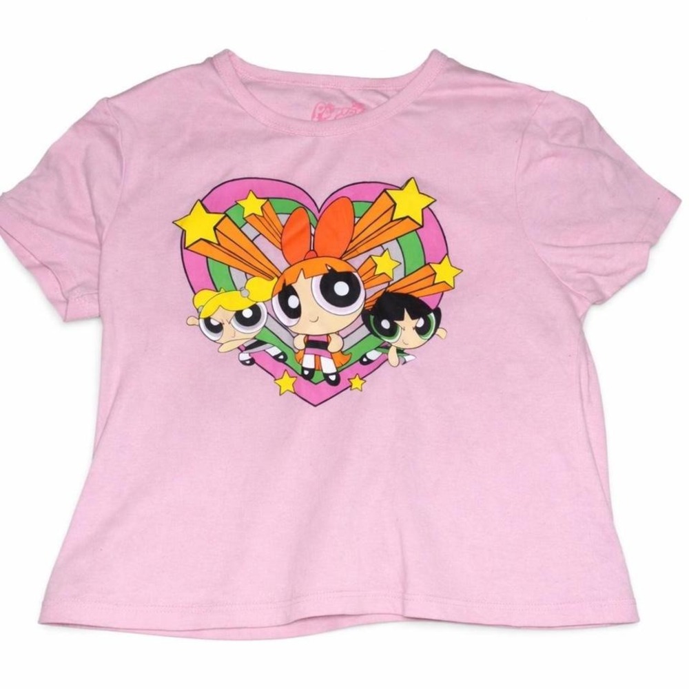 RARE Y2K Powerpuff Girls baby tee 💖